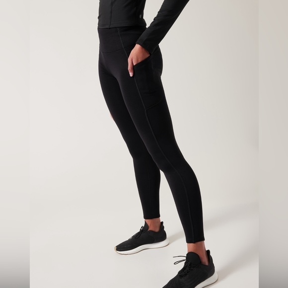 Athleta Pants - Athleta Altitude Stash Black S ALTITUDE PANT IN POLARTEC® POWER STRETCH® Tight S